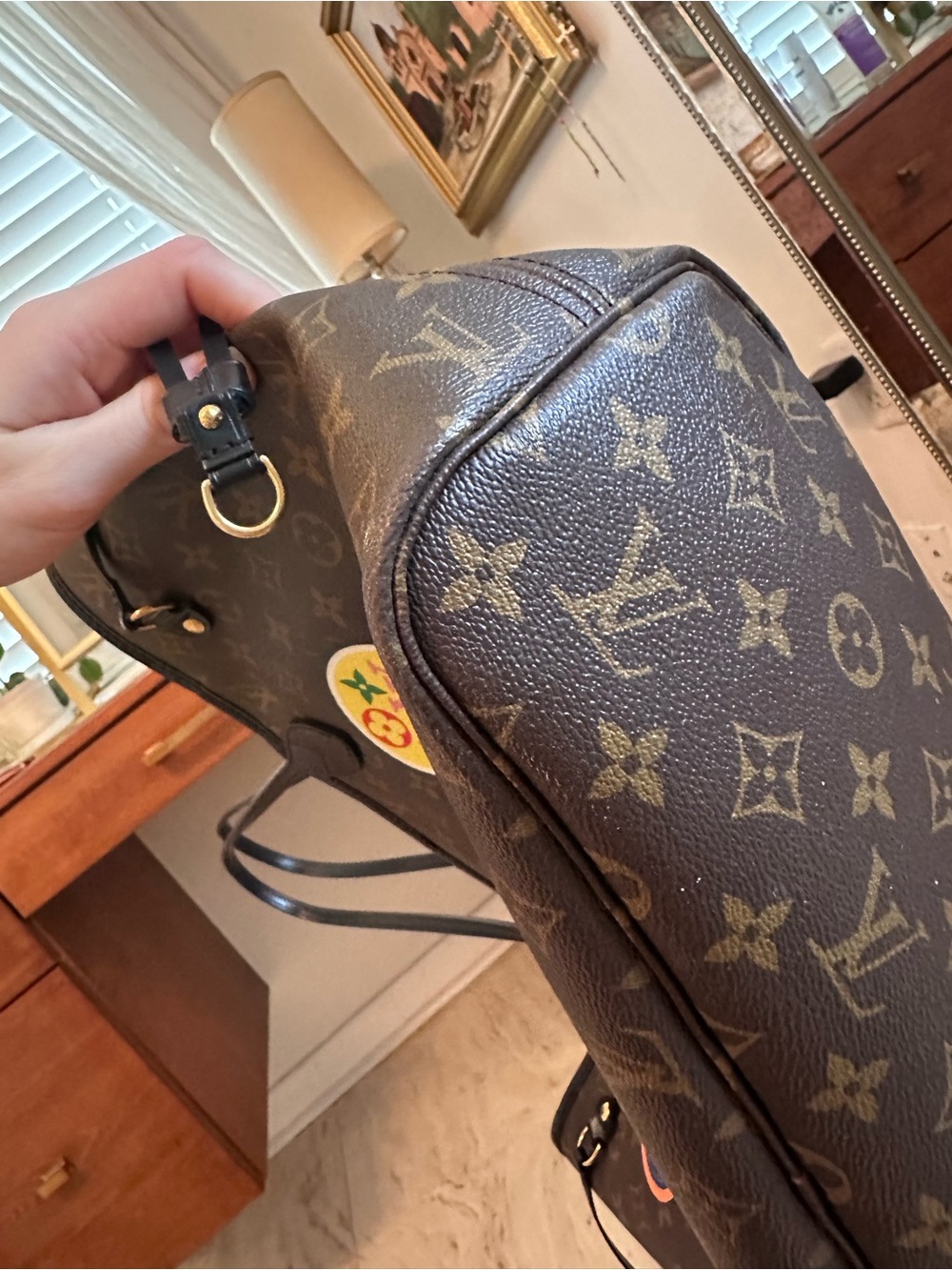 Louis Vuitton Brown Monogram World Tour Neverfull MM tote - Picture 9 of 16